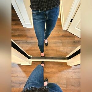 7 For All Mankind Highwaist Skinny Blue Jeans - Size 26